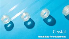  Presentation with abstract blue texture - PPT layouts having rolls-of-transparent-masking-tape background and a teal colored foreground