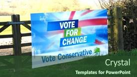  Presentation with election - Theme featuring rolvenden-england-april-23 background and a tawny brown colored foreground