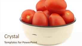  Presentation with enamel - Slides enhanced with fresh and colorful italian roma background and a lemonade colored foreground