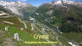  Presentation with ancient roman - Audience pleasing presentation theme consisting of roman amphitheater in the croatian backdrop and a tawny brown colored foreground