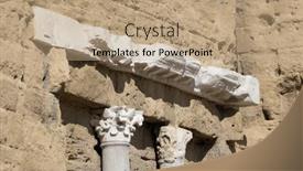  Presentation with world heritage - Slides with roman-amphitheatre-orange-unesco-world background and a coral colored foreground