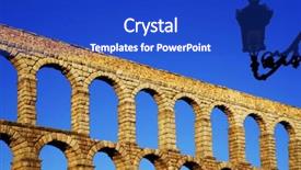  Presentation with world heritage sites - Cool new PPT layouts with roman aqueduct of segovia spain backdrop and a  colored foreground