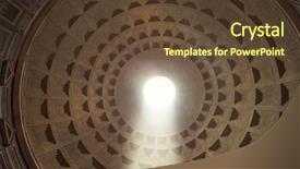  Presentation with sunlight - Cool new PPT layouts with roman architecture - pantheons dome indoors ray backdrop and a tawny brown colored foreground