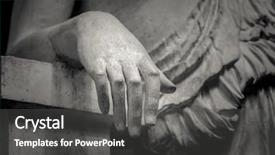  Presentation with roman - PPT theme with roman art - stone statue detail of human background and a dark gray colored foreground