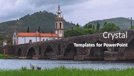  Presentation with roman - Slides consisting of roman-bridge-in-ponte-de background and a dark gray colored foreground