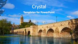  Presentation with roman - Colorful slide set enhanced with  backdrop and a  colored foreground