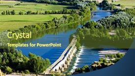  Presentation with roman - Presentation theme having roman bridge toro zamora province castile and leon spain background and a tawny brown colored foreground