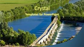  Presentation with roman - Theme having roman bridge toro zamora province castile and leon spain background and a tawny brown colored foreground