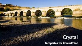  Presentation with roman - Colorful slide set enhanced with roman bridge toro zamora province castile and leon spain backdrop and a black colored foreground