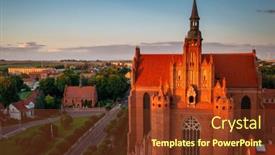  Presentation with roman catholic - Slide set having roman-catholic-diocese-of-pelplin background and a tawny brown colored foreground