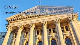  Presentation with wisconsin - PPT theme having roman government - state capitol of wisconsin madison background and a light blue colored foreground