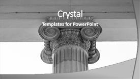  Presentation with geography old nautical treasure vintage - Presentation theme having roman government - vintage old justice courthouse column background and a gray colored foreground