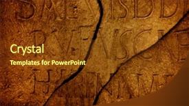  Presentation with roman - Colorful presentation enhanced with roman letters texture backdrop and a  colored foreground