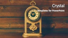  Presentation with roman style - Amazing theme having roman numeral - antique clock retro filtered instagram backdrop and a tawny brown colored foreground