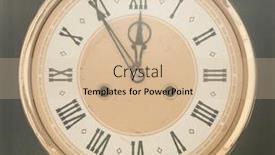  Presentation with new year - Beautiful slide set featuring roman numerals shows for five minutes twelve hours holiday new year backdrop and a soft green colored foreground