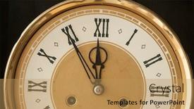  Presentation with roman - PPT layouts enhanced with roman numerals shows for five minutes twelve hours holiday new year background and a coral colored foreground