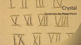  Presentation with roman - Cool new slide set with roman numerals written backdrop and a  colored foreground