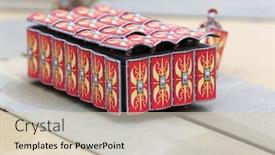  Presentation with soldiers - Presentation theme having roman-soldiers-in-a-defensive background and a soft green colored foreground