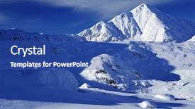  Presentation with winter in the swiss alps - Amazing theme having romania europe snow covered moutain backdrop and a  colored foreground