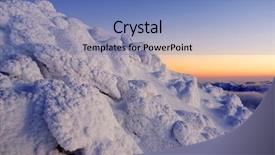  Presentation with alpine - Cool new slides with romania europe snow covered moutain backdrop and a  colored foreground