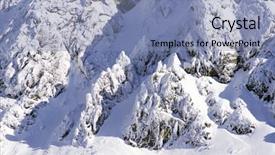  Presentation with alpine - Colorful PPT layouts enhanced with romania europe snow covered moutain backdrop and a  colored foreground