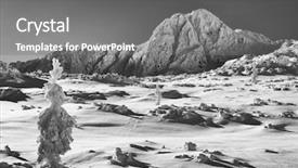  Presentation with winter taiga - Cool new presentation with romania europe snow covered moutain backdrop and a  colored foreground