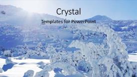  Presentation with winter in the swiss alps - Colorful presentation theme enhanced with romania europe snow covered moutain backdrop and a  colored foreground