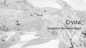  Presentation with winter in the swiss alps - Presentation theme having romania europe snow covered moutain background and a  colored foreground