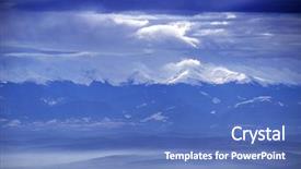  Presentation with alpine - Beautiful presentation featuring romania europe snow covered moutain backdrop and a  colored foreground