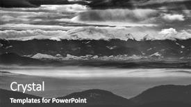  Presentation with alpine - Amazing theme having romania europe snow covered moutain backdrop and a  colored foreground