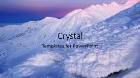  Presentation with arches national park - Beautiful presentation theme featuring romania europe snow covered moutain backdrop and a light blue colored foreground