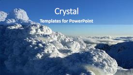  Presentation with alpine - Audience pleasing presentation consisting of romania europe snow covered moutain backdrop and a  colored foreground