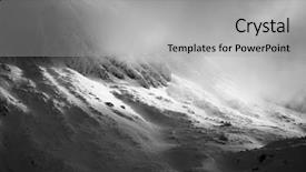  Presentation with winter in the swiss alps - Slide set enhanced with romania europe snow covered moutain background and a light gray colored foreground