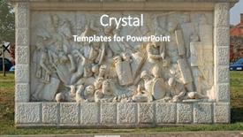  Presentation with war history - Presentation enhanced with romanian history - roman and dacian war fight background and a gray colored foreground