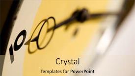  Presentation with retro - Cool new presentation with romans 5 - retro clock close-up backdrop and a blonde colored foreground