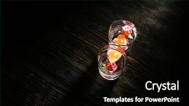  Presentation with atmosphere - Slide set having two valentine hearts burning candles - romantic atmosphere with candle lights background and a black colored foreground