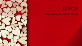  Presentation with love romance - Presentation design having romantic-background-of-dozens background and a black colored foreground