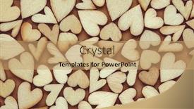  Presentation with romance - Presentation featuring romantic-background-of-dozens background and a coral colored foreground