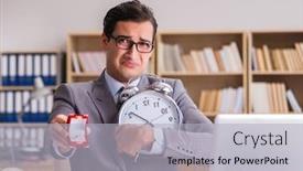  Presentation with marriage - Slide deck featuring romantic-concept-with-man-making background and a light gray colored foreground