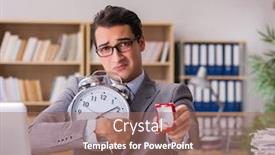  Presentation with marriage - Slide deck enhanced with romantic-concept-with-man-making background and a coral colored foreground