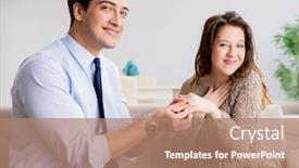  Presentation with marriage - Amazing presentation having romantic-concept-with-man-making backdrop and a coral colored foreground