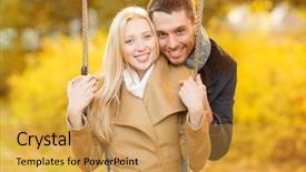  Presentation with dating - Audience pleasing presentation theme consisting of  backdrop and a  colored foreground