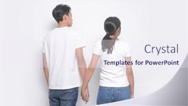  Presentation with relationship - Presentation consisting of romantic-couples-in-love-meet background and a sky blue colored foreground