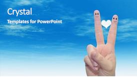  Presentation with family valentine - Amazing slide deck having romantic love couple young family backdrop and a  colored foreground