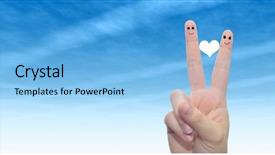  Presentation with family valentine - PPT layouts having romantic love couple young family background and a  colored foreground