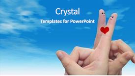  Presentation with family valentine - Slides having romantic love couple young family background and a  colored foreground