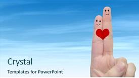  Presentation with family valentine - Beautiful PPT theme featuring romantic love couple young family backdrop and a cool aqua colored foreground