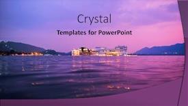  Presentation with udaipur - Amazing theme having romantic-luxury-india-travel-tourism backdrop and a light blue colored foreground