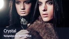  Presentation with gothic - Slides featuring romantic portrait of young gothic couple - man and woman over dark background special toning background and a wine colored foreground