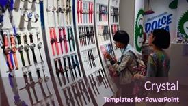  Presentation with brands - PPT theme having rome-italy-august-16-2015 background and a tawny brown colored foreground